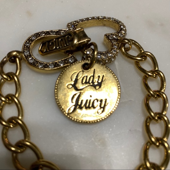 jewelry Juicy Couture gold plated chain link bracelet - Picture 5 of 16